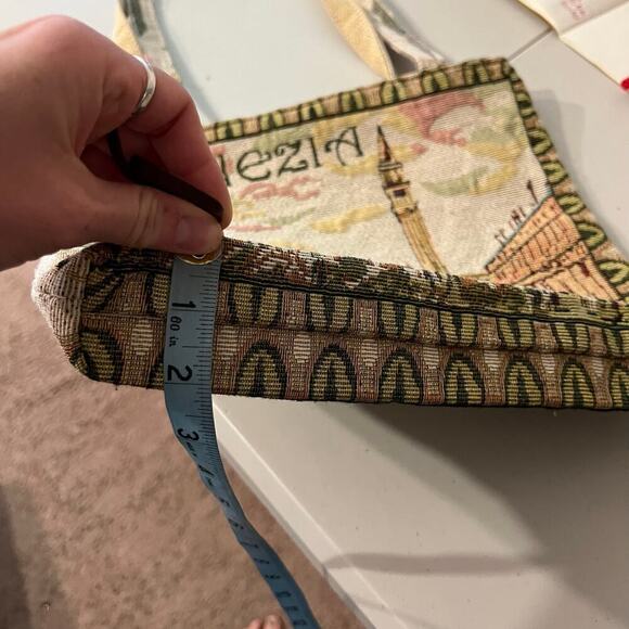 Venezia Italy Lightweight Tapestry Tote Farmers Market Bag - Picture 12 of 13